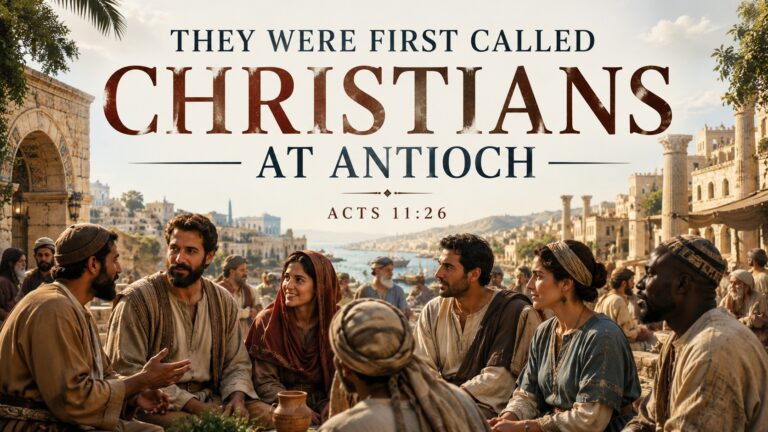 Early Jewish and Gentile believers gathering together in first-century Antioch